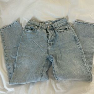 Pacsun Size 23 Straight High Rise Jeans in Light blue barely worn